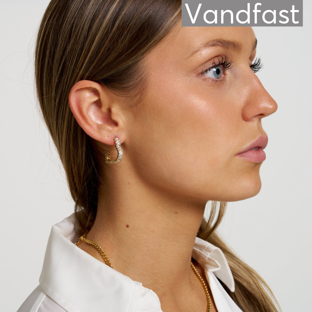 ANNEBRAUNER Deluxe Heart Øreringe 18K Guldbelagt