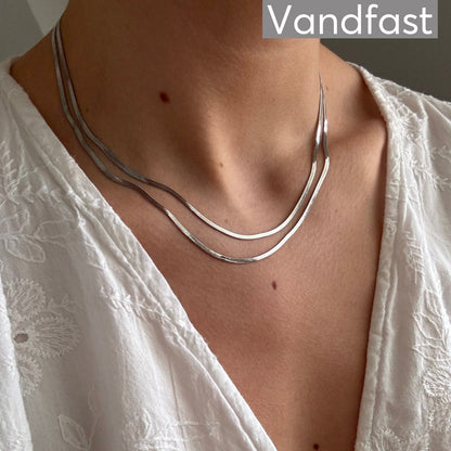 ANNEBRAUNER Double Snake Halskæde - Halskæde