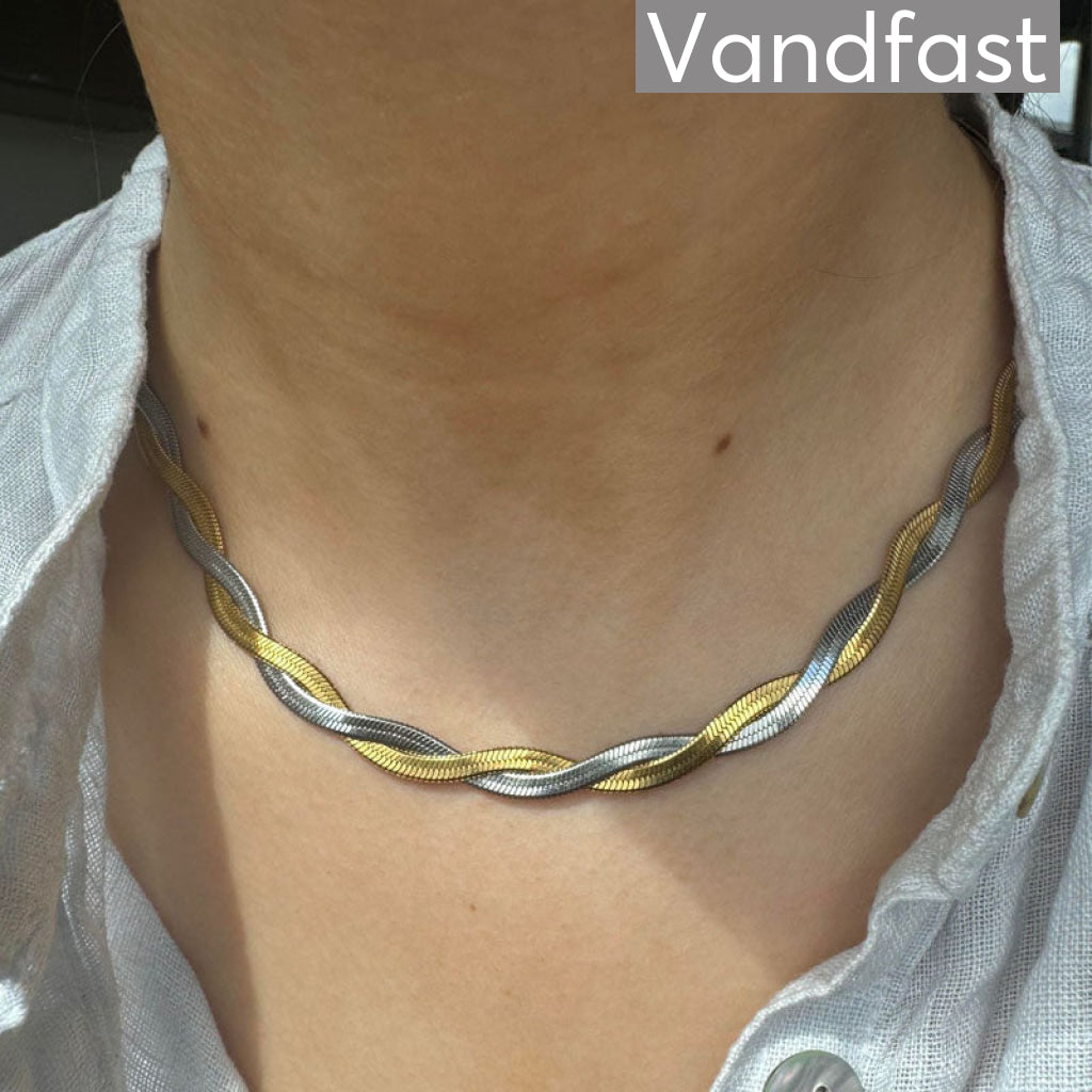 Annebrauner Double Cobra Mix Necklace