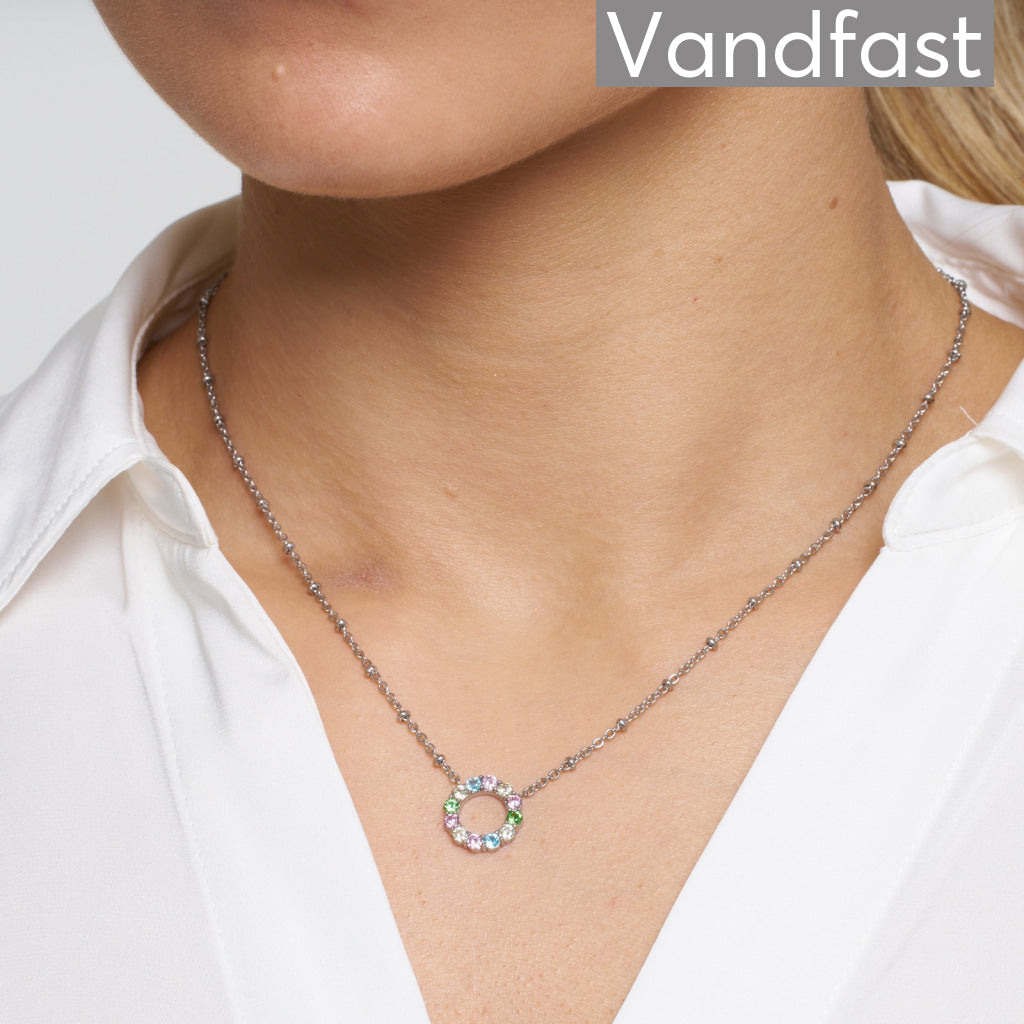 Annebrauner Dreamy Multicolor Circle Necklace