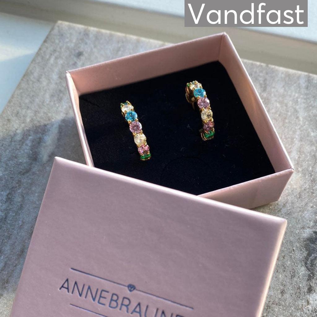 Annebrauner Dreamy Multicolor Creole Earrings