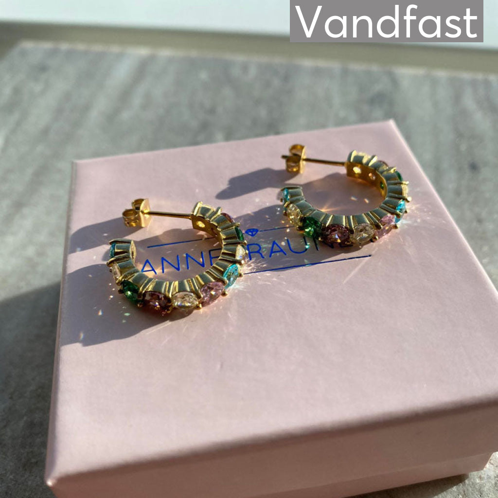 Annebrauner Dreamy Multicolor Creole Earrings