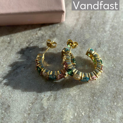 Annebrauner Dreamy Multicolor Creole Earrings
