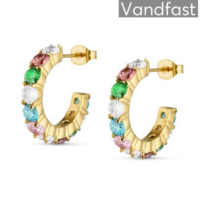 ANNEBRAUNER Dreamy Multicolor Øreringe 18K Guldbelagt - Ørering