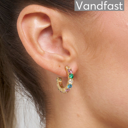 Annebrauner Dreamy Multicolor Creole Earrings