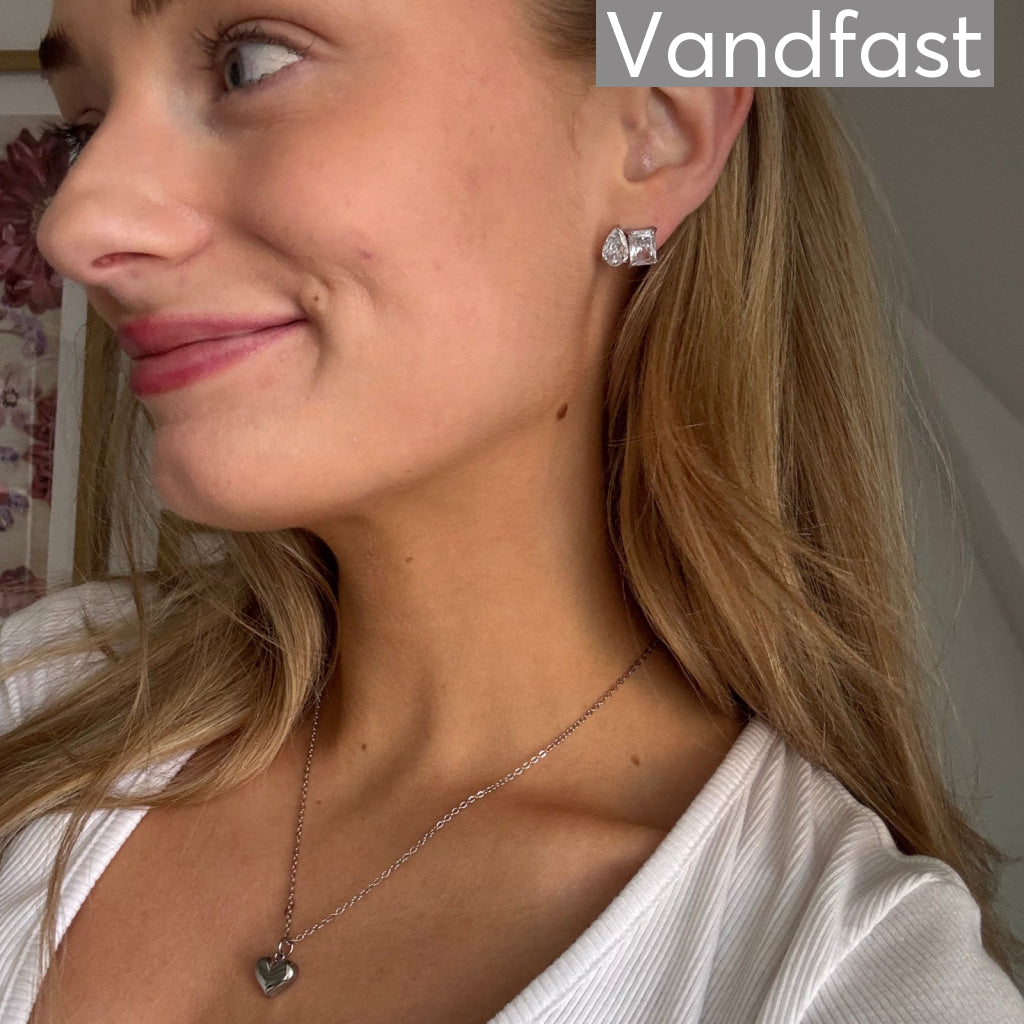 ANNEBRAUNER Drop Square Ørestikker - Ørering