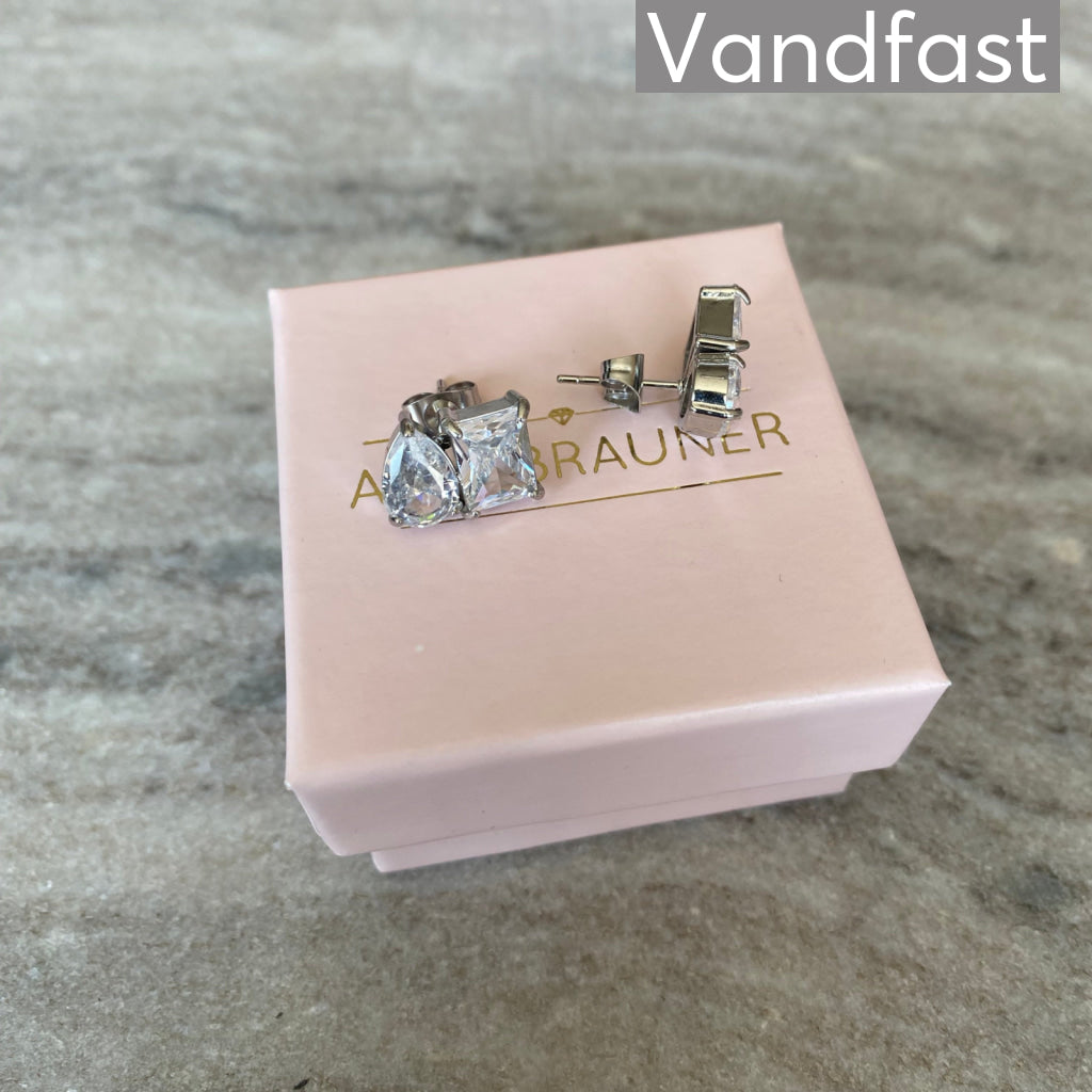 ANNEBRAUNER Drop Square Ørestikker - Ørering