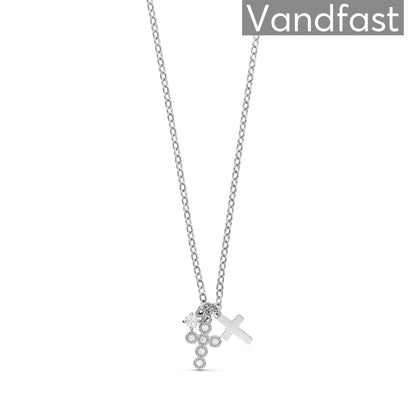 ANNEBRAUNER Elegant Zirconia Cross Halskæde - Halskæde