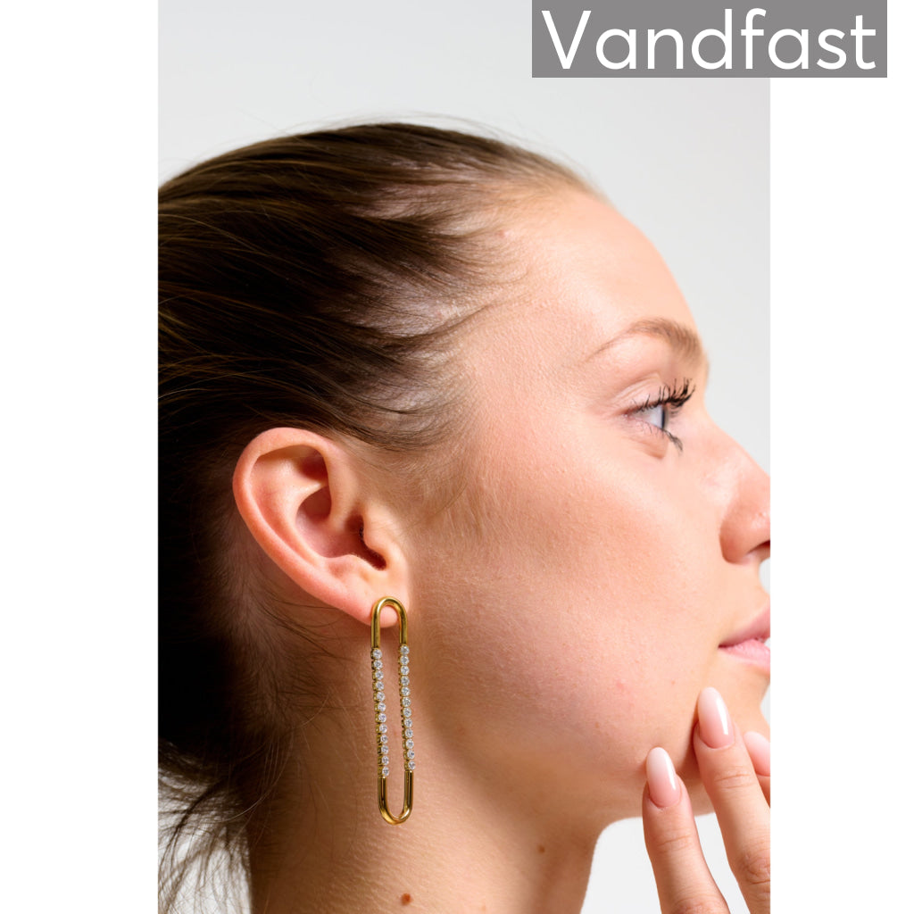 Annebrauner Ellipse Earrings