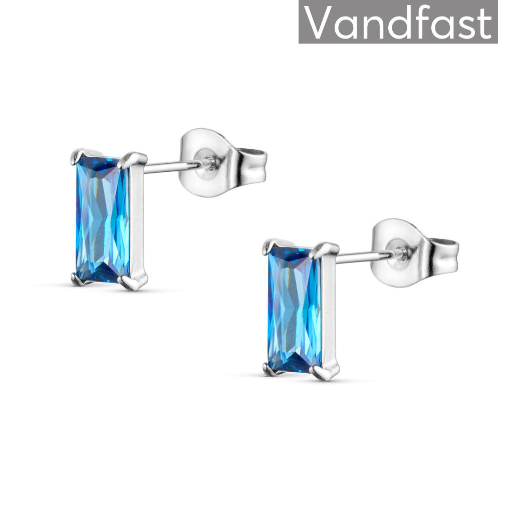 ANNEBRAUNER Empress 4x8mm Sapphire Øreringe