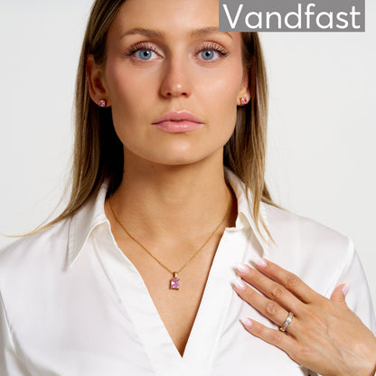 ANNEBRAUNER Empress Pink Halskæde 18K Guldbelagt