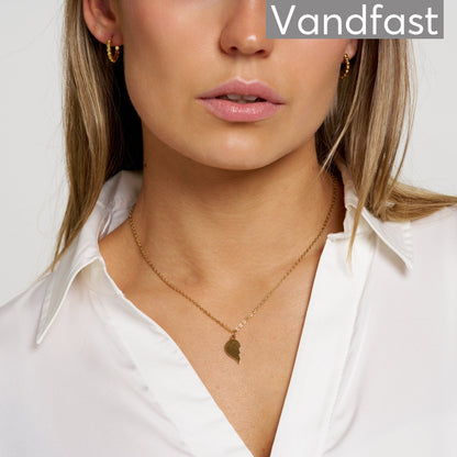 ANNEBRAUNER Et Delt Hjerte Halskæde 18K Guldbelagt