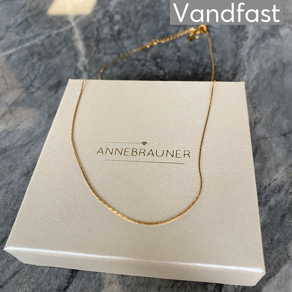 ANNEBRAUNER Fine Chain Halskæde 18K Guldbelagt