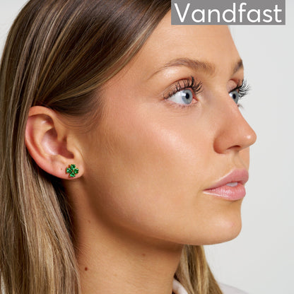 ANNEBRAUNER Firkløver Studs Øreringe 18K Guldbelagt