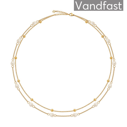 ANNEBRAUNER Florence Ball Halskæde 18K Guldbelagt