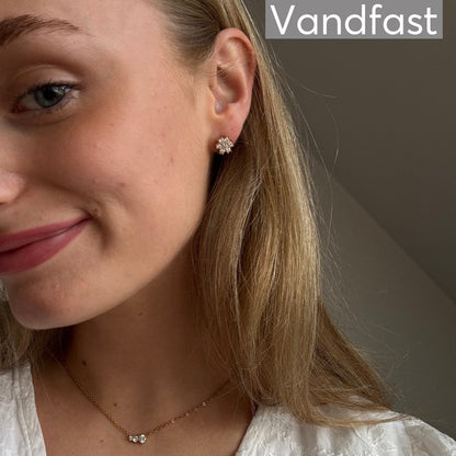 ANNEBRAUNER Flower Ørestikker 18K Guldbelagt - Ørering