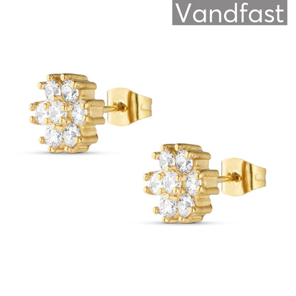 ANNEBRAUNER Flower Ørestikker 18K Guldbelagt - Ørering