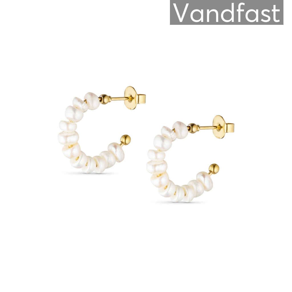 Annebrauner Freshwater Pearl Hoops