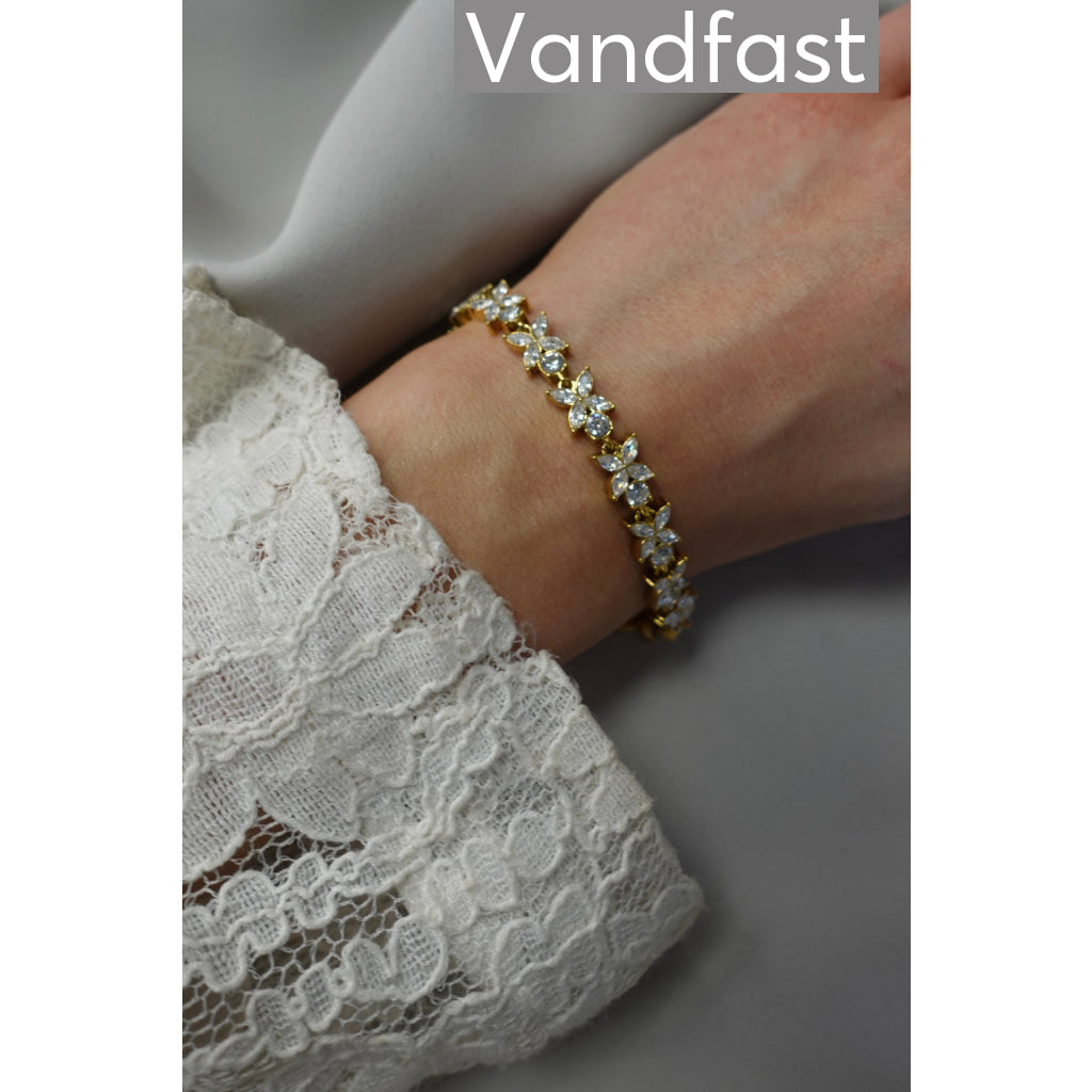 ANNEBRAUNER Galla Flower Armbånd 18K Guldbelagt