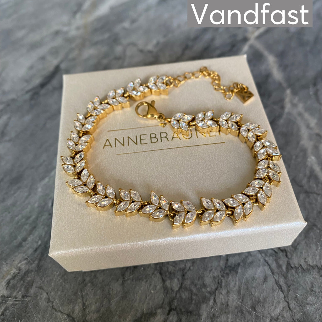 ANNEBRAUNER Galla Four Leaf Armbånd 18K Guldbelagt