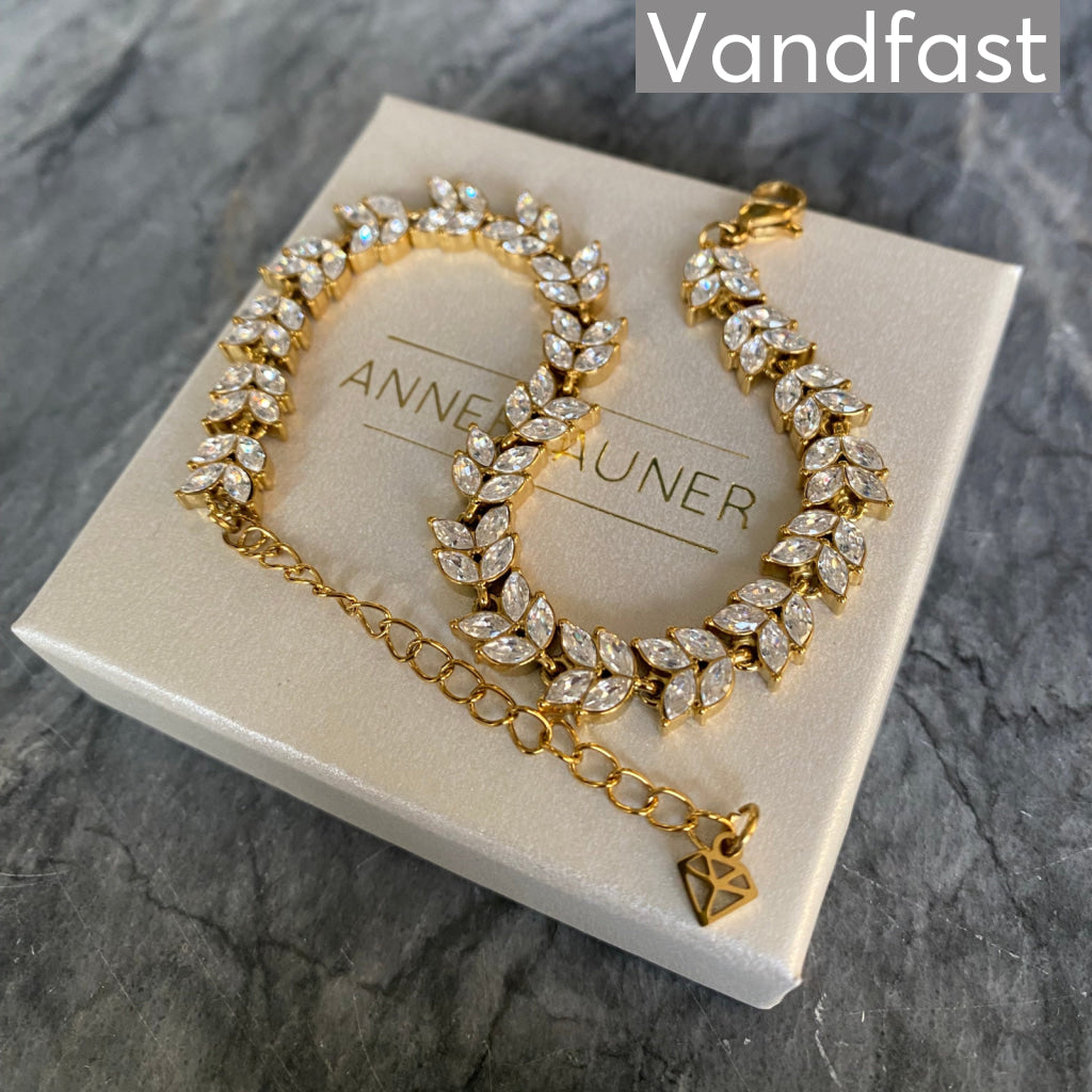 ANNEBRAUNER Galla Four Leaf Armbånd 18K Guldbelagt