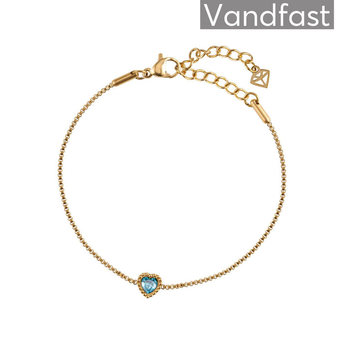 Annebrauner Heart Bracelet Aqua