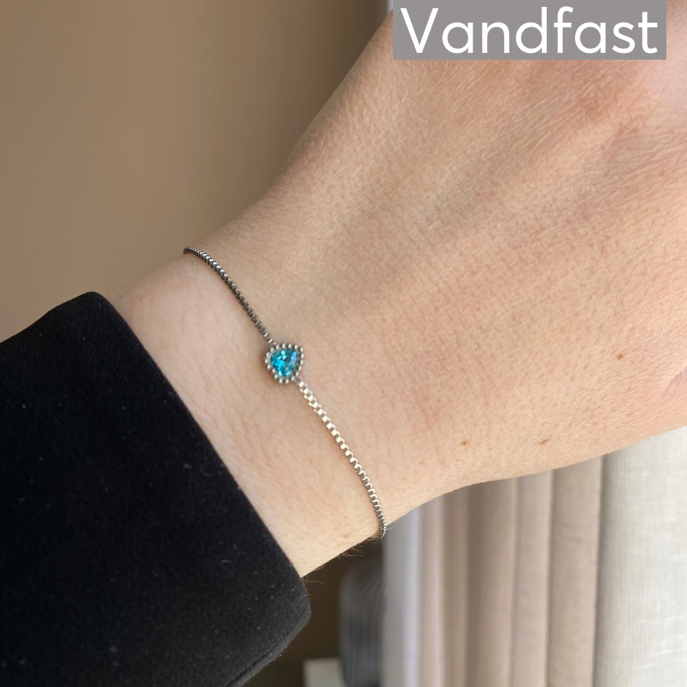 ANNEBRAUNER Heart Bracelet Aqua