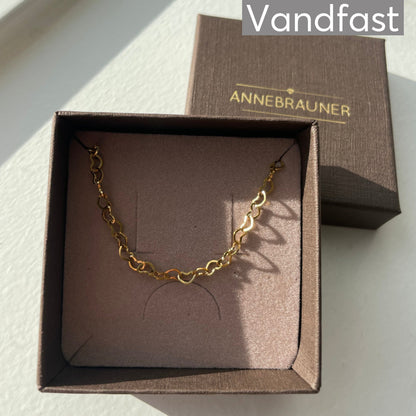 ANNEBRAUNER Heart Armbånd 18K Guldbelagt