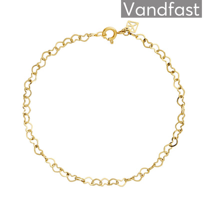 ANNEBRAUNER Heart Armbånd 18K Guldbelagt