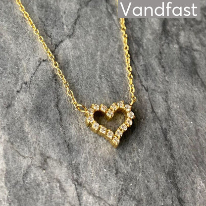 Annebrauner Heart Necklace 45Cm Halskæde