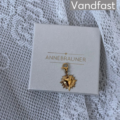 ANNEBRAUNER Heart Vedhæng 18K Guldbelagt
