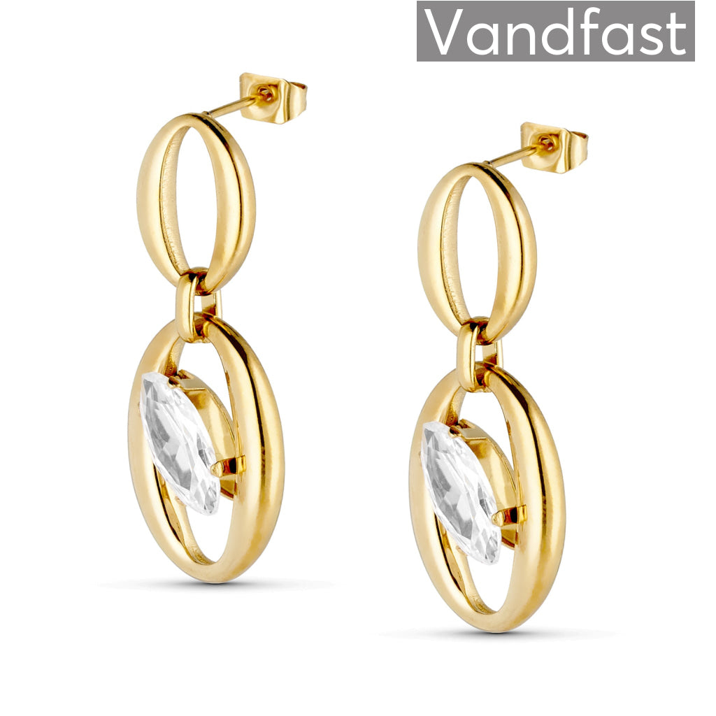 ANNEBRAUNER Kennedy Zirconia Øreringe 18K Guldbelagt - Ørering