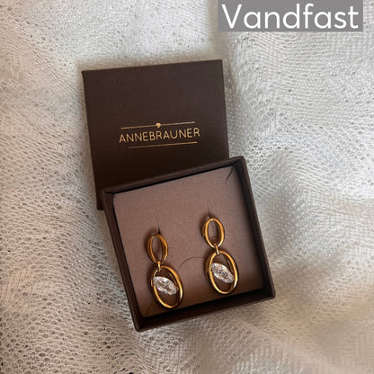 ANNEBRAUNER Kennedy Zirconia Øreringe 18K Guldbelagt - Ørering