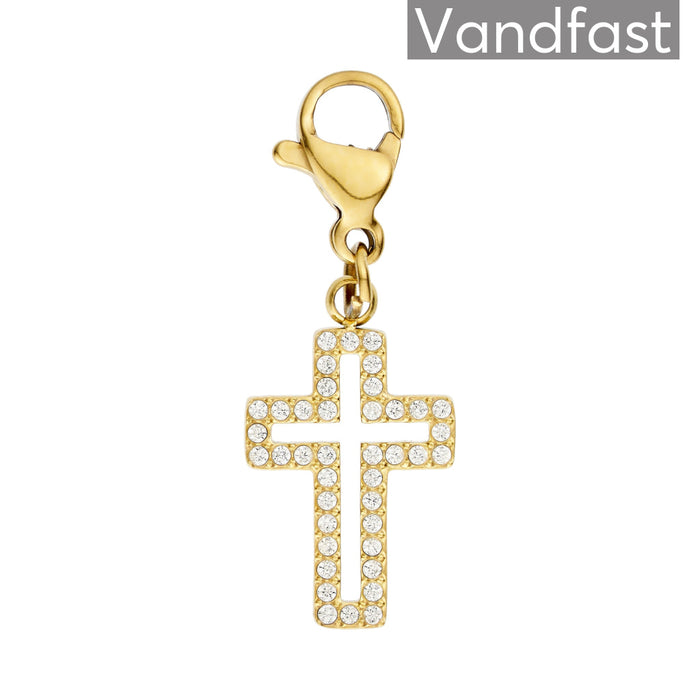 ANNEBRAUNER Kors Vedhæng 18K Guldbelagt