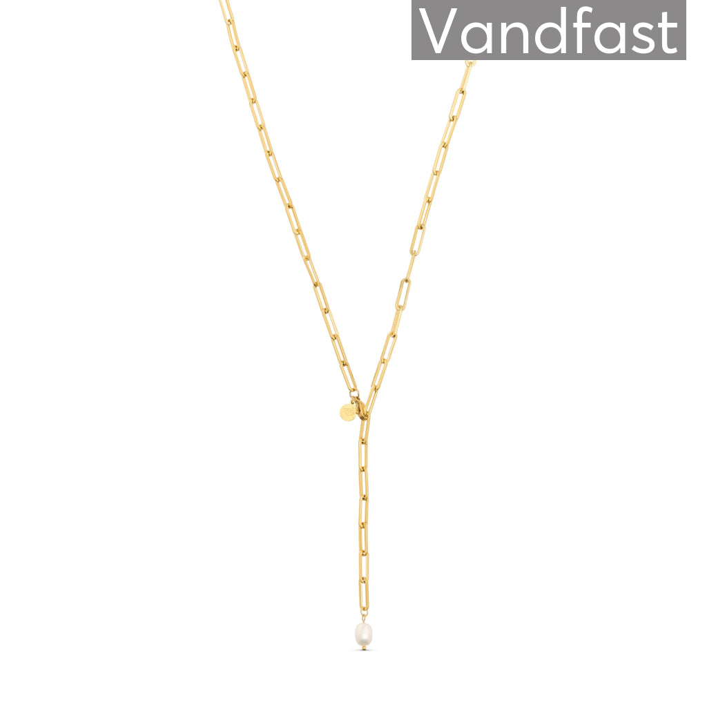 Annebrauner Link Pearl Necklace