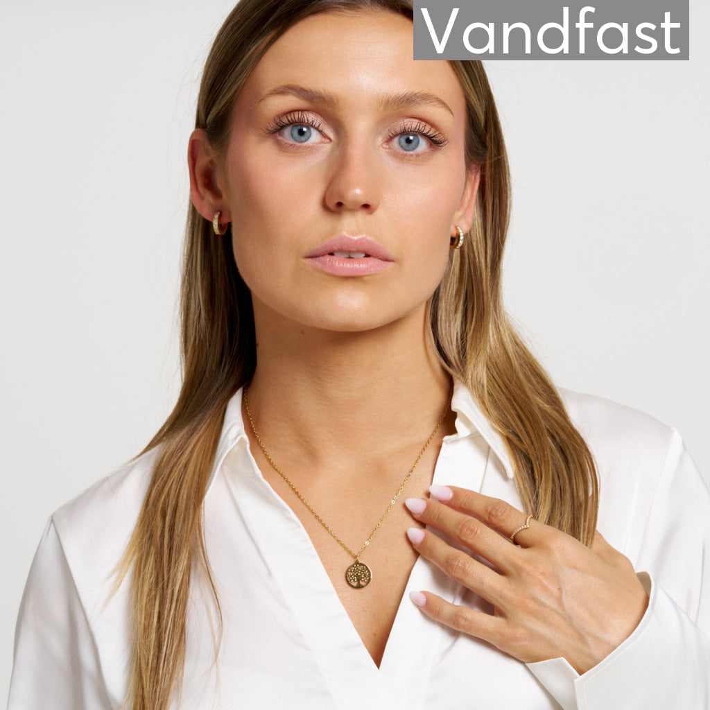 ANNEBRAUNER Livets Træ halskæde 18K Guldbelagt