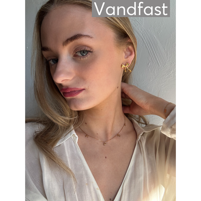 ANNEBRAUNER Lovely Bow Øreringe 18K Guldbelagt - Ørering