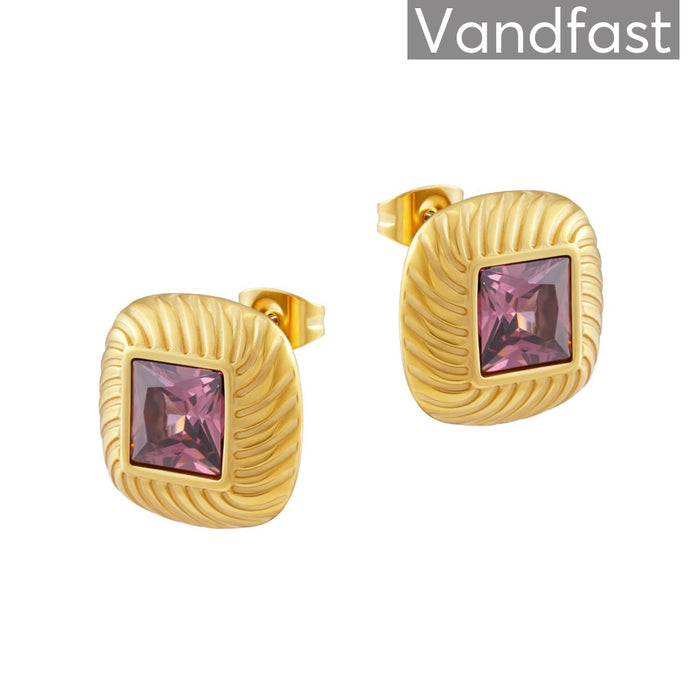 Annebrauner Milano Earrings Rhodolite
