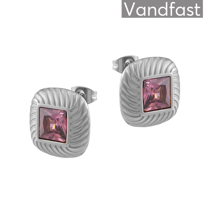 Annebrauner Milano Earrings Rhodolite