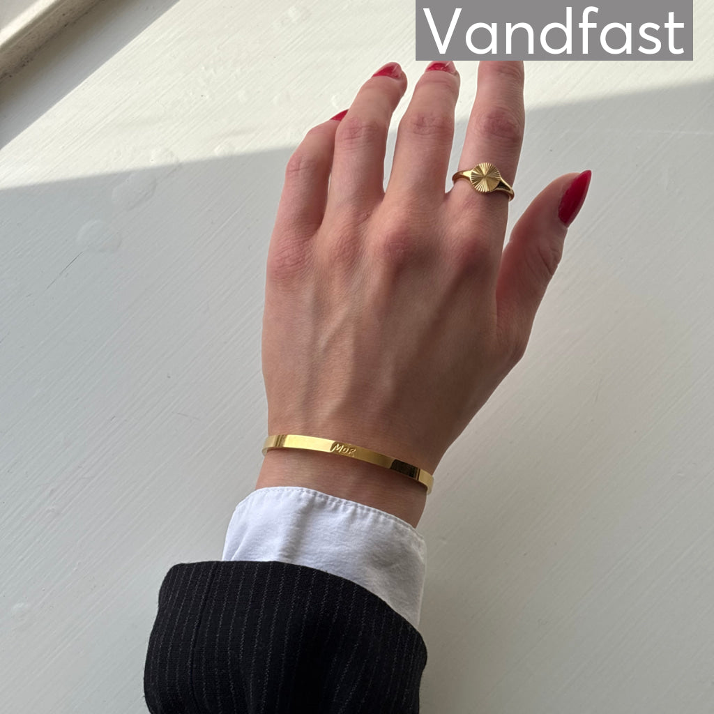 ANNEBRAUNER MOR Cuff Armbånd 18K Guldbelagt - Armbånd