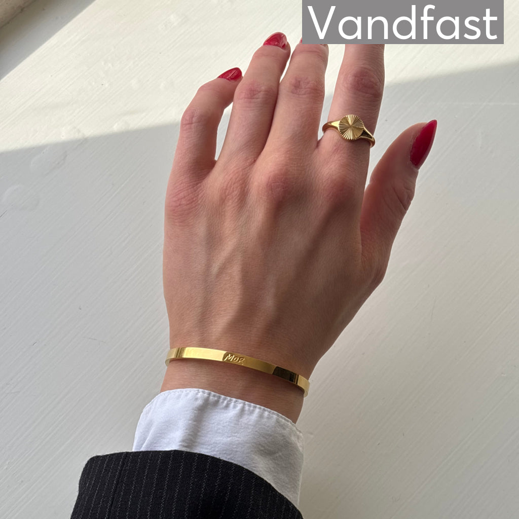 ANNEBRAUNER MOR Cuff Armbånd 18K Guldbelagt - Armbånd