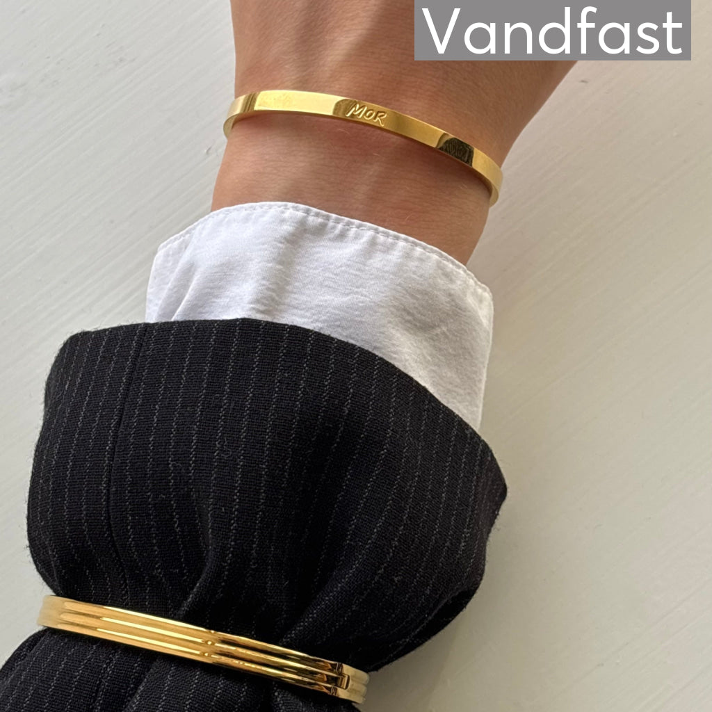 ANNEBRAUNER MOR Cuff Armbånd 18K Guldbelagt - Armbånd