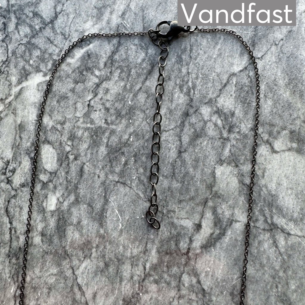 Annebrauner Necklace Black 50 Cm + 7