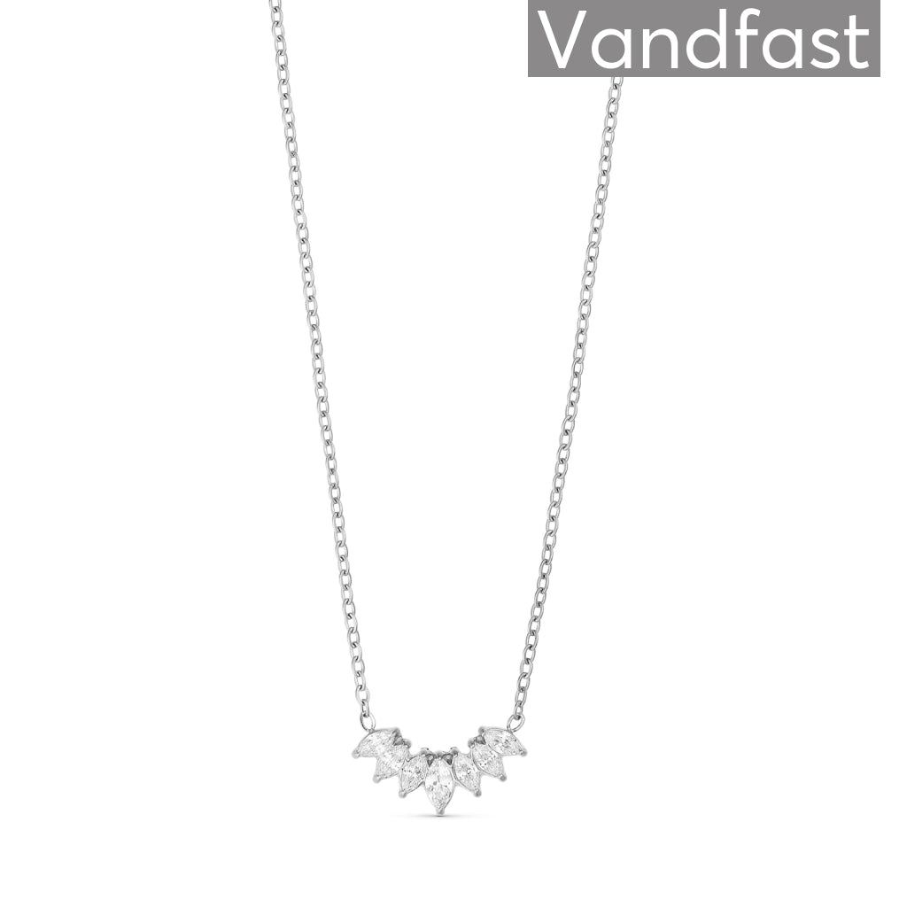 ANNEBRAUNER Oval Zirconia Halskæde - Halskæde