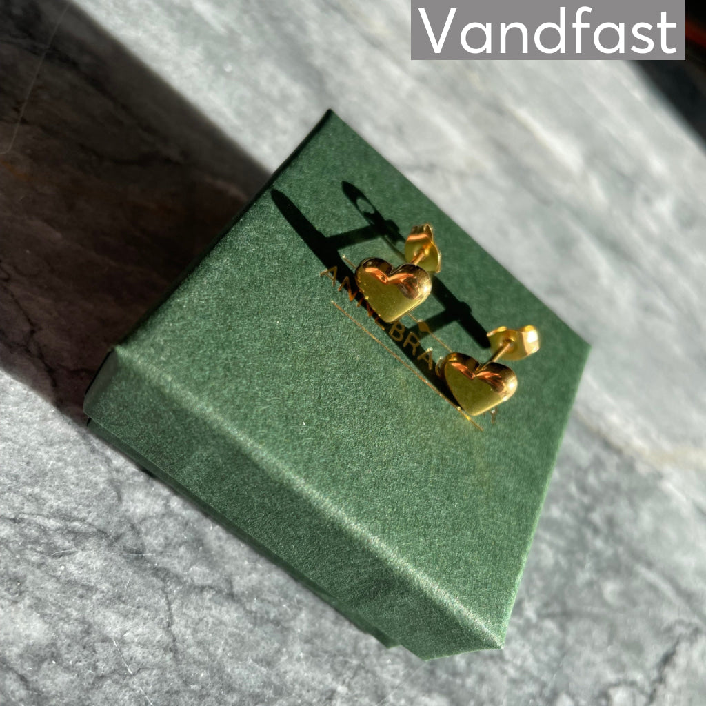 ANNEBRAUNER Palermo Heart Øreringe 18K Guldbelagt