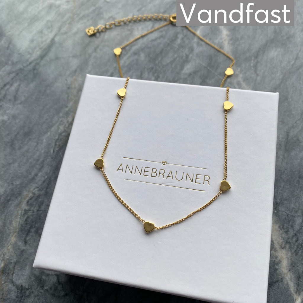 ANNEBRAUNER Palermo Mini Halskæde 18K Guldbelagt