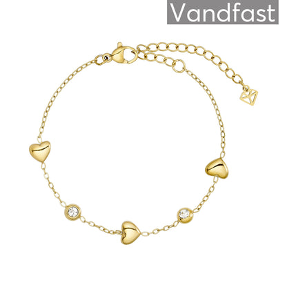 ANNEBRAUNER Palermo Mix Armbånd 18K Guldbelagt