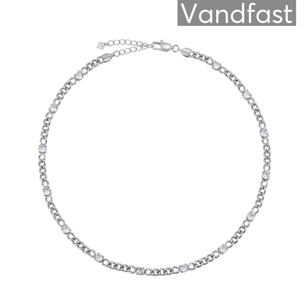 Annebrauner Panzer Necklace Clear