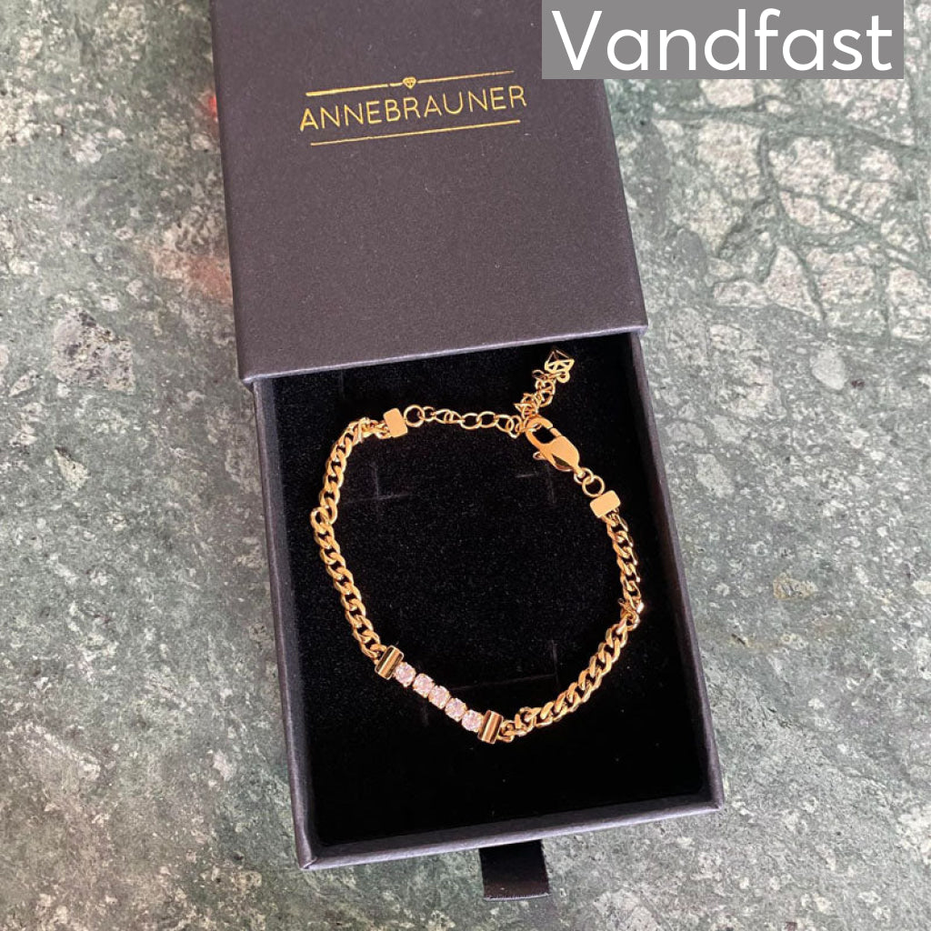 Annebrauner Panzer Tennis Clear Bracelet