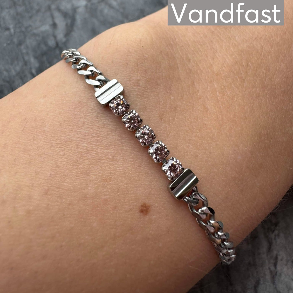 ANNEBRAUNER Panzer Tennis Morganite Bracelet